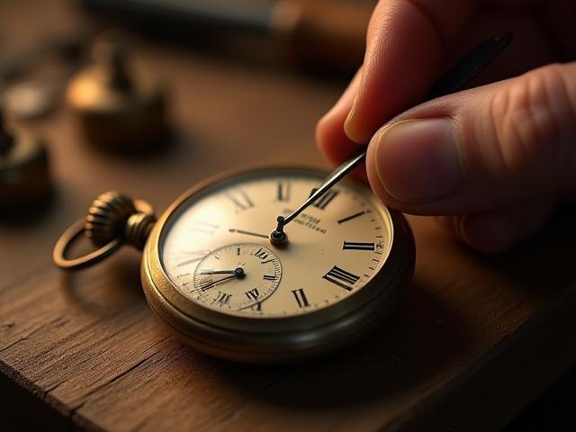 Restaurierung antiker Zeitmesser mit historischen Methoden